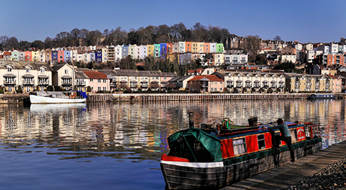 Bristol harbour side and boat